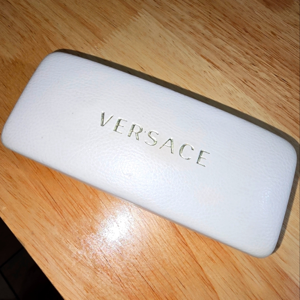 Versace White Sunglasses Case
